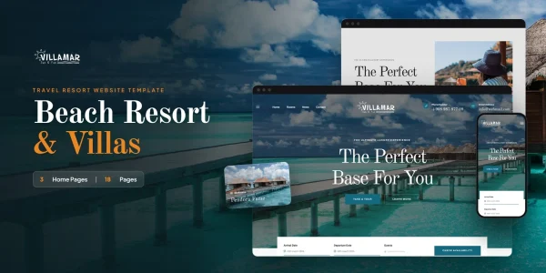 Villamar – Bootstrap 5 Travel Resort HTML5 Website Template