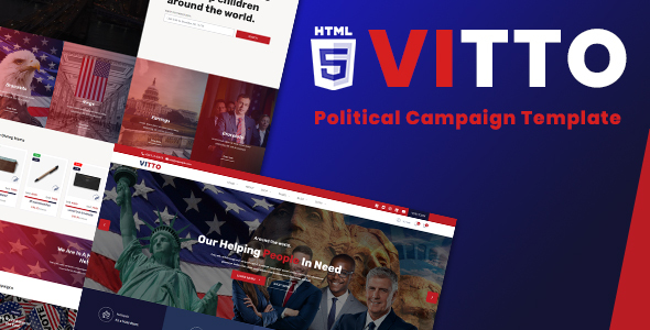 Vitto — Political Campaign HTML5 Template