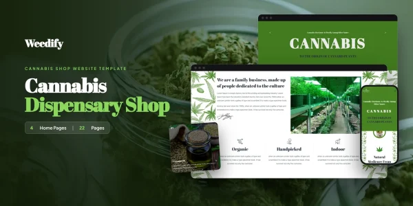Weedify — Cannabis Boutique Ai Smart Website