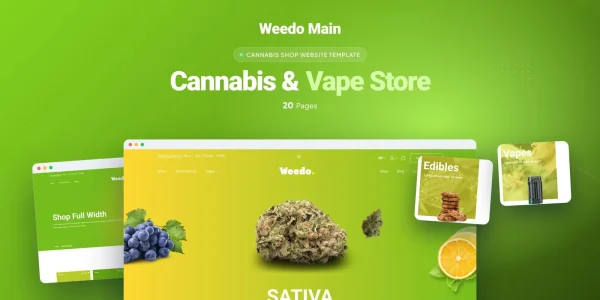 Weedo — Cannabis Boutique Ai Smart Website