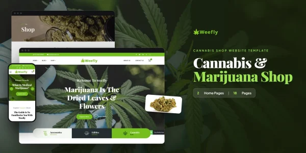 Weefly — Cannabis Boutique Ai Smart Website