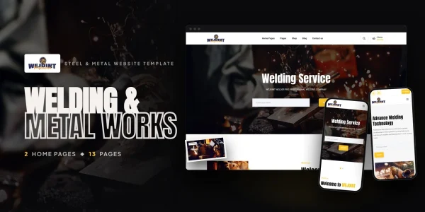 Wejoint — Steel Industry Vue.js Website Template