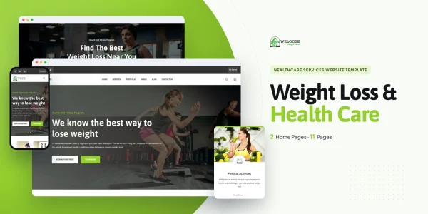 Weloose — Healthcare Provider Vue.js Website Template