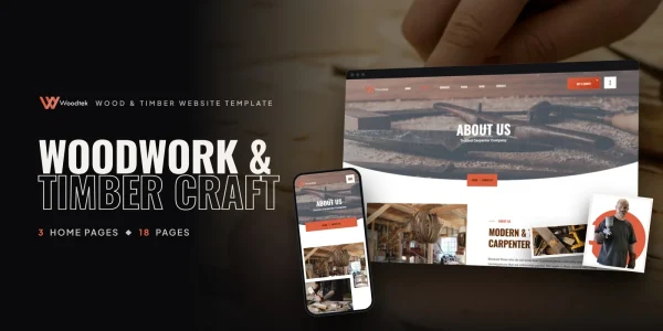 Woodtek — Timber Yard React JS Website Template