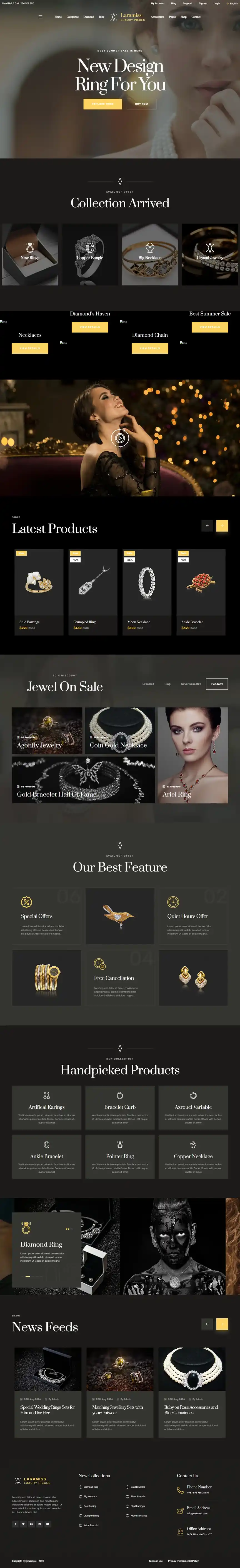 Laramiss v2 template preview